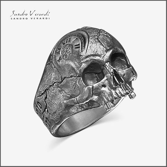 Silver Ring "Memento Mori"