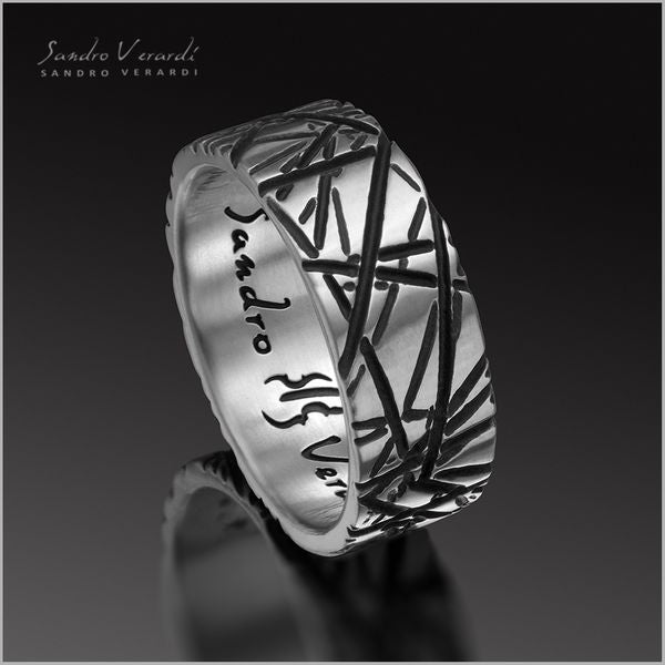 Silver Ring “Broken Mirrors”