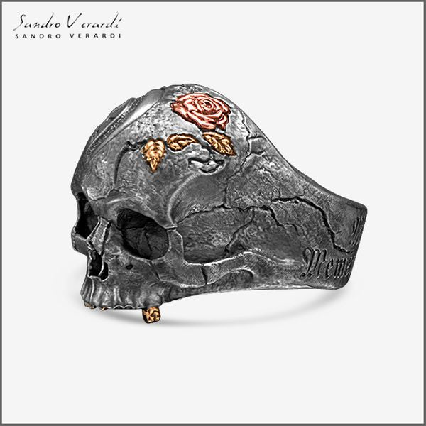 Silver Ring "Memento Mori"