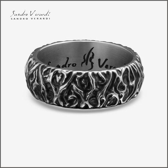 Silver Ring "Fire In The Wind"