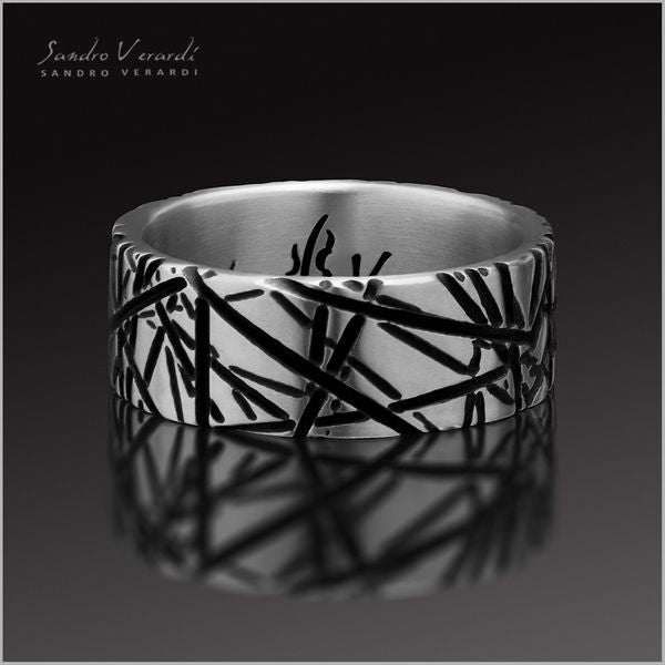 Silver Ring “Broken Mirrors”