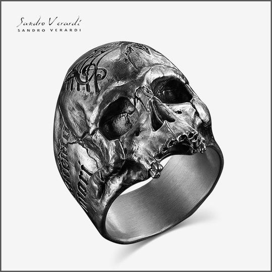 Silver Ring "Memento Mori"