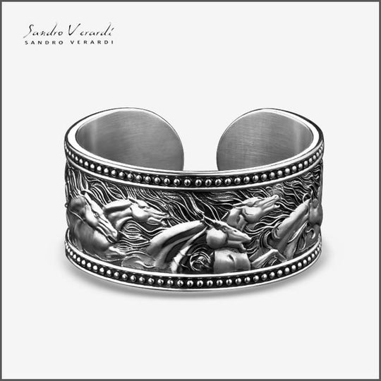 Silver Ring "Mustangs"