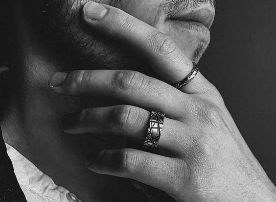 Silver Ring “Broken Mirrors”