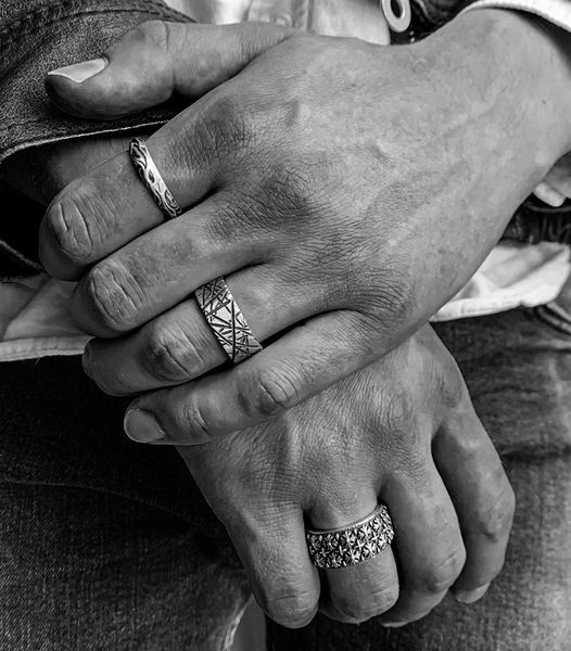 Silver Ring “Broken Mirrors”
