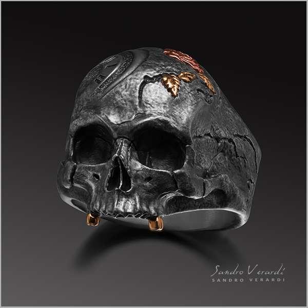 Silver Ring "Memento Mori"