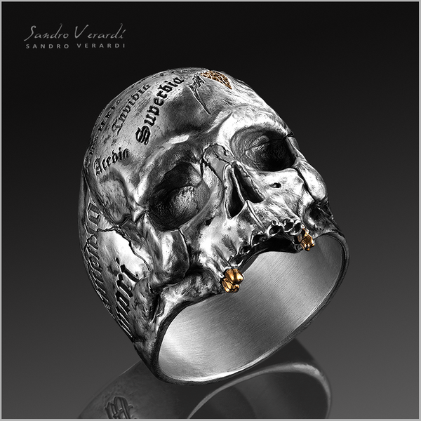 Silver Ring "Memento Mori"