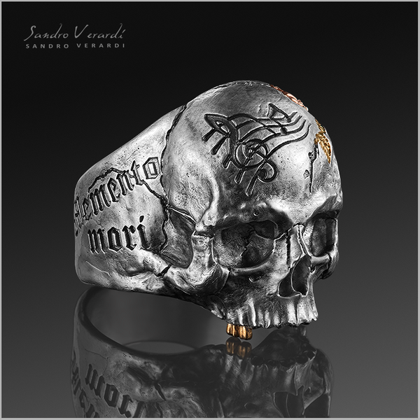 Silver Ring "Memento Mori"